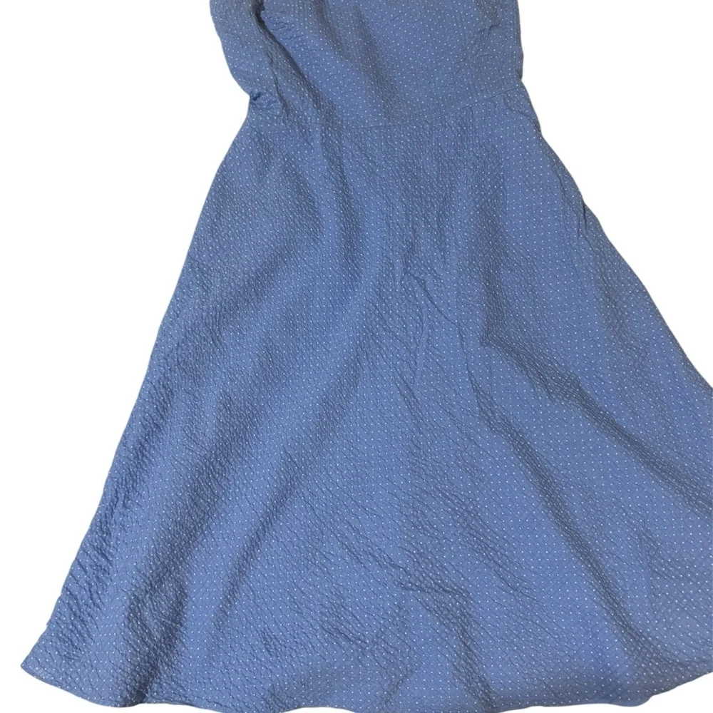 J. Crew Strapless Periwinkle Dress